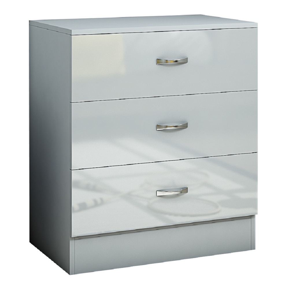 Chilton Grey Gloss Piece Bedroom Set Fws Direct