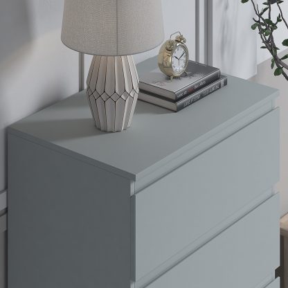 Stora 5 Drawer Chest Of Drawers – Matt Grey - Image 5