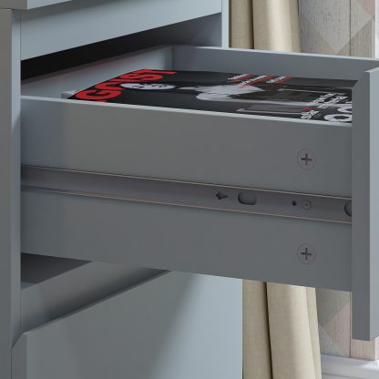 Stora 2 Drawer Bedside – Matt Grey - Image 8