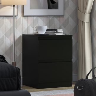 Stora matt black bedside lifestyle a