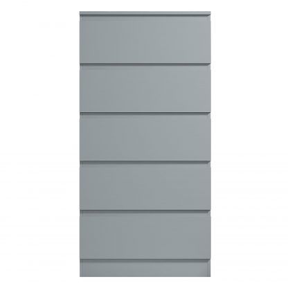 Stora 5 Drawer Chest Of Drawers – Matt Grey - Image 2