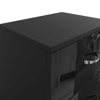 Chilton black gloss bedside detail b