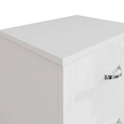 Chilton white gloss bedside detail b