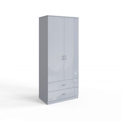 Chilton grey gloss combination wardrobe ang co