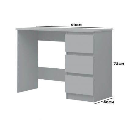 Stora matt grey dressing table dimensions