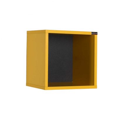 Adore Cube Wall Shelf - Honey Yellow - Image 4