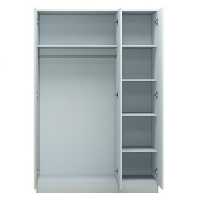 Stora Push to Open 3 Door White Gloss Wardrobe - Image 2