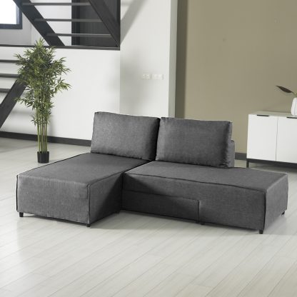 Armada Flexi Sofabed - Light Grey - Image 7