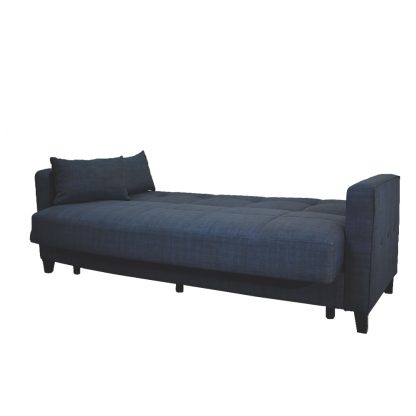 Carmen 3 Seater Sofabed - Blue - Image 6