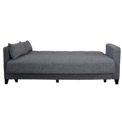 Carmen 3 Seater Sofabed - Light Grey - Image 6