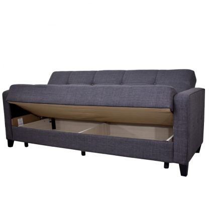 Carmen 3 Seater Sofabed - Purple - Image 4