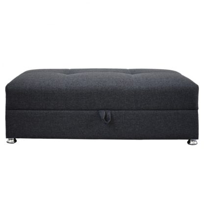 Harmony Storage Footstool - Dark Grey