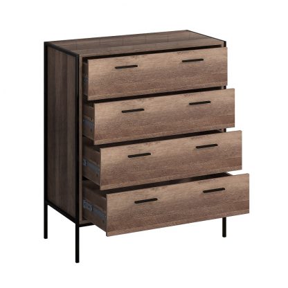 Loft 4 drawer chest co open