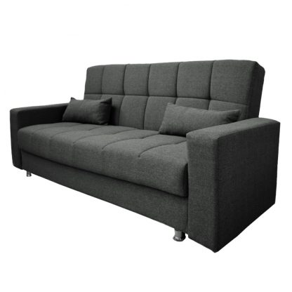 Nari 3 Seater Sofabed - Dark Grey - Image 4