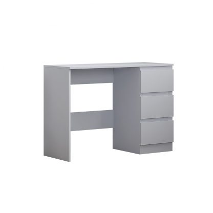 Stora 3 Drawer Dressing Table – Matt Grey - Image 2