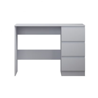 Stora 3 Drawer Dressing Table – Matt Grey - Image 3