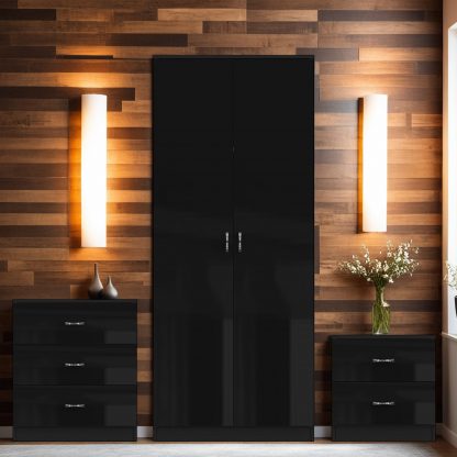 Chilton black gloss 3 piece set lifestyle a