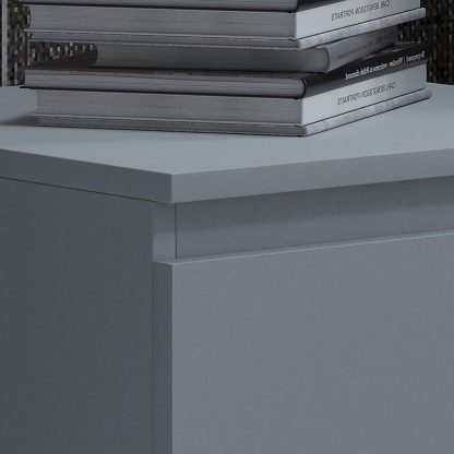 Carlton matt grey bedside detail