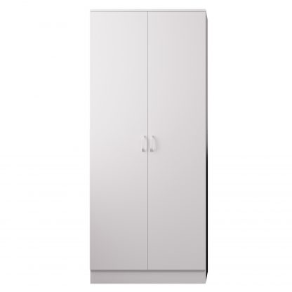 Tunis 2 Door Wardrobe Matt White Finish - Image 5