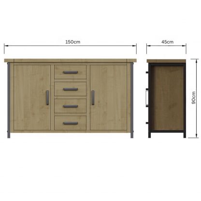 Lowry large sideboard dimensions