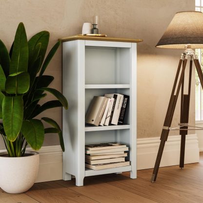 TABERNO 3 TIER BOOKCASE - LINEN