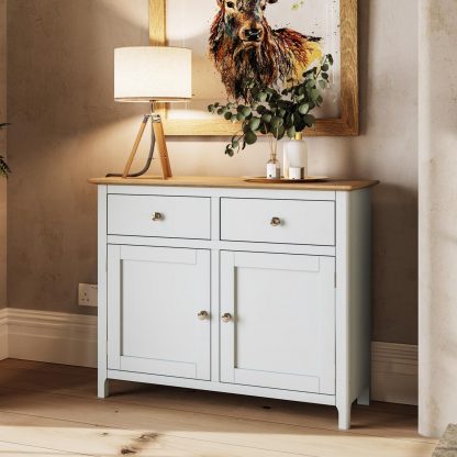 TABERNO 2 DOOR 2 DRAWER SIDEBOARD - LINEN - Image 2