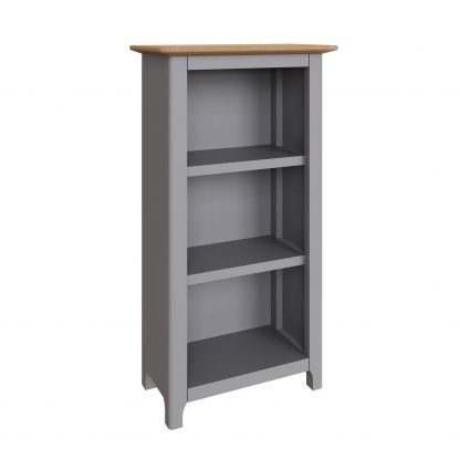 TABERNO 3 TIER BOOKCASE - DOVE GREY - Image 5