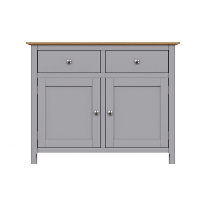 TABERNO 2 DOOR 2 DRAWER SIDEBOARD - DOVE GREY - Image 6