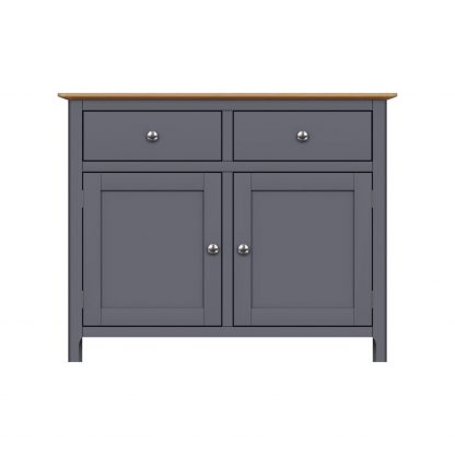 TABERNO 2 DOOR 2 DRAWER SIDEBOARD - GRAPHITE - Image 7