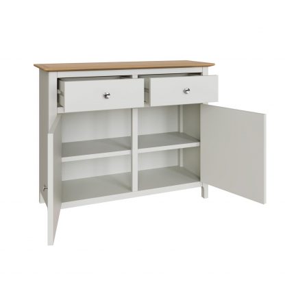 TABERNO 2 DOOR 2 DRAWER SIDEBOARD - LINEN - Image 8