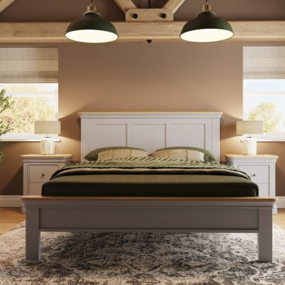 Faire 5ft Panel Bed in Dove Grey