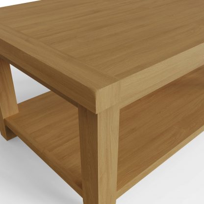 ROBUS OAK TWO TIER COFFEE TABLE - Image 7