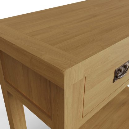 ROBUS OAK CONSOLE TABLE WITH DRAWERS - Image 4