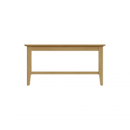 ARVID OAK TWO TIER 90cm COFFEE TABLE - Image 6