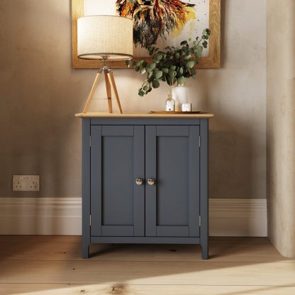 Taberno Compact Sideboard - Graphite Blue - Image 2