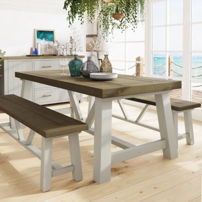 Purbeck 2m Fixed Top Dining Table