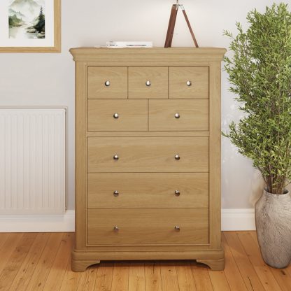 Faire 8 drawer chest Oak lifestyle b