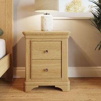 Faire bedside oak lifestyle