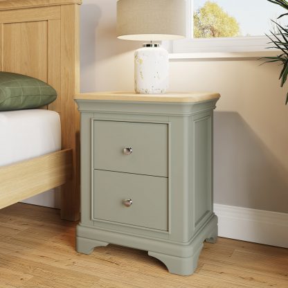 Faire Bedside Sage Green lifestyle a