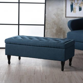 Indigo Blue Ottoman lifestyle a