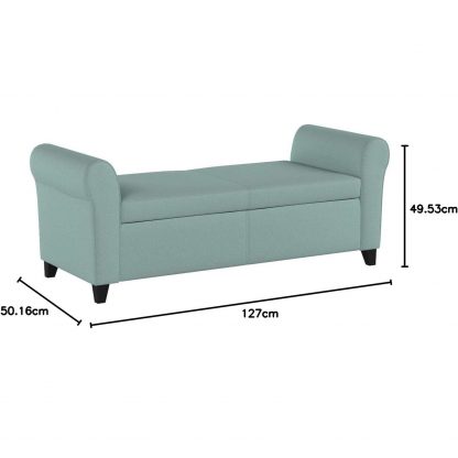 Sky Blue Window Seat dimensions