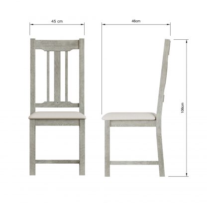 Bowood dining chair dimensions