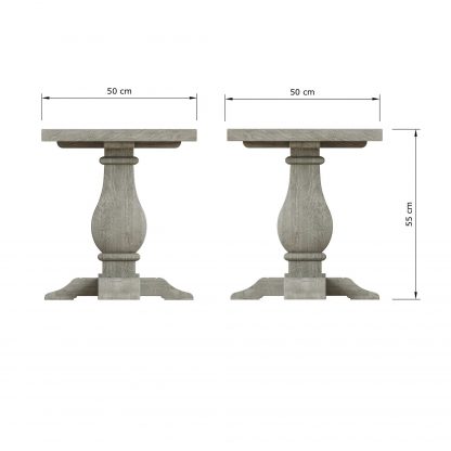 Bowood Lamp Table dimensions