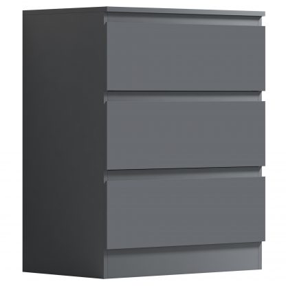 Stora 3 drawer chest dark grey co ang