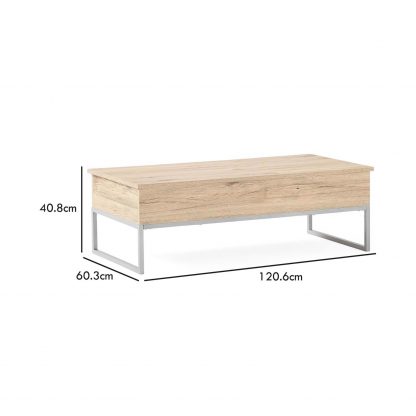 Lift Up Coffee Table dimensions