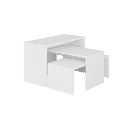 Decortie Kanta Modern Coffee Table White - Image 7