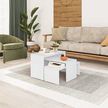 Decortie Kanta Modern Coffee Table White