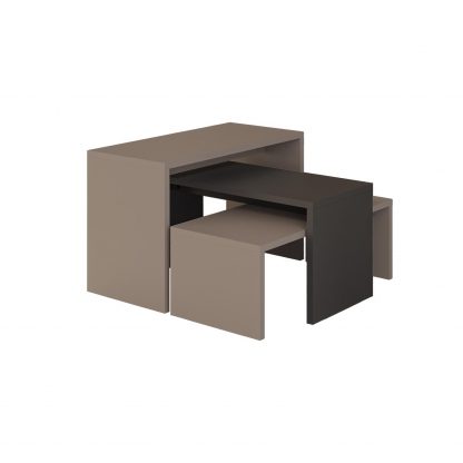 Decortie Kanta Modern Coffee Table Mocha Grey - Image 2