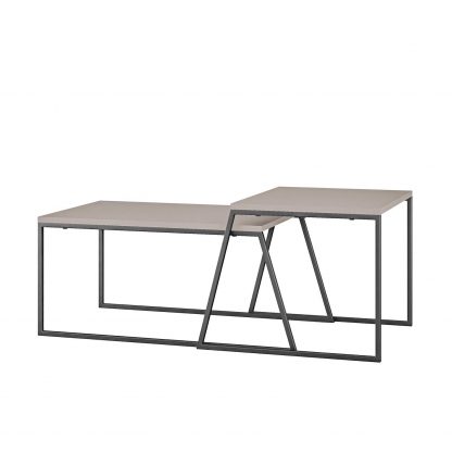 Decortie Pal Modern Coffee Table Mocha Grey - Image 8