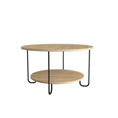 Decortie Corro Modern Coffee Table Oak - Image 2